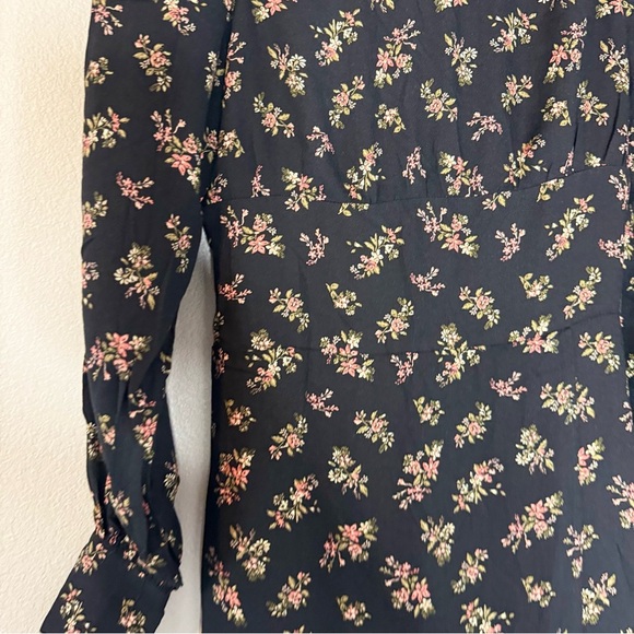 New AFRM Floral Long Sleeve Maxi Dress S - Picture 4 of 16